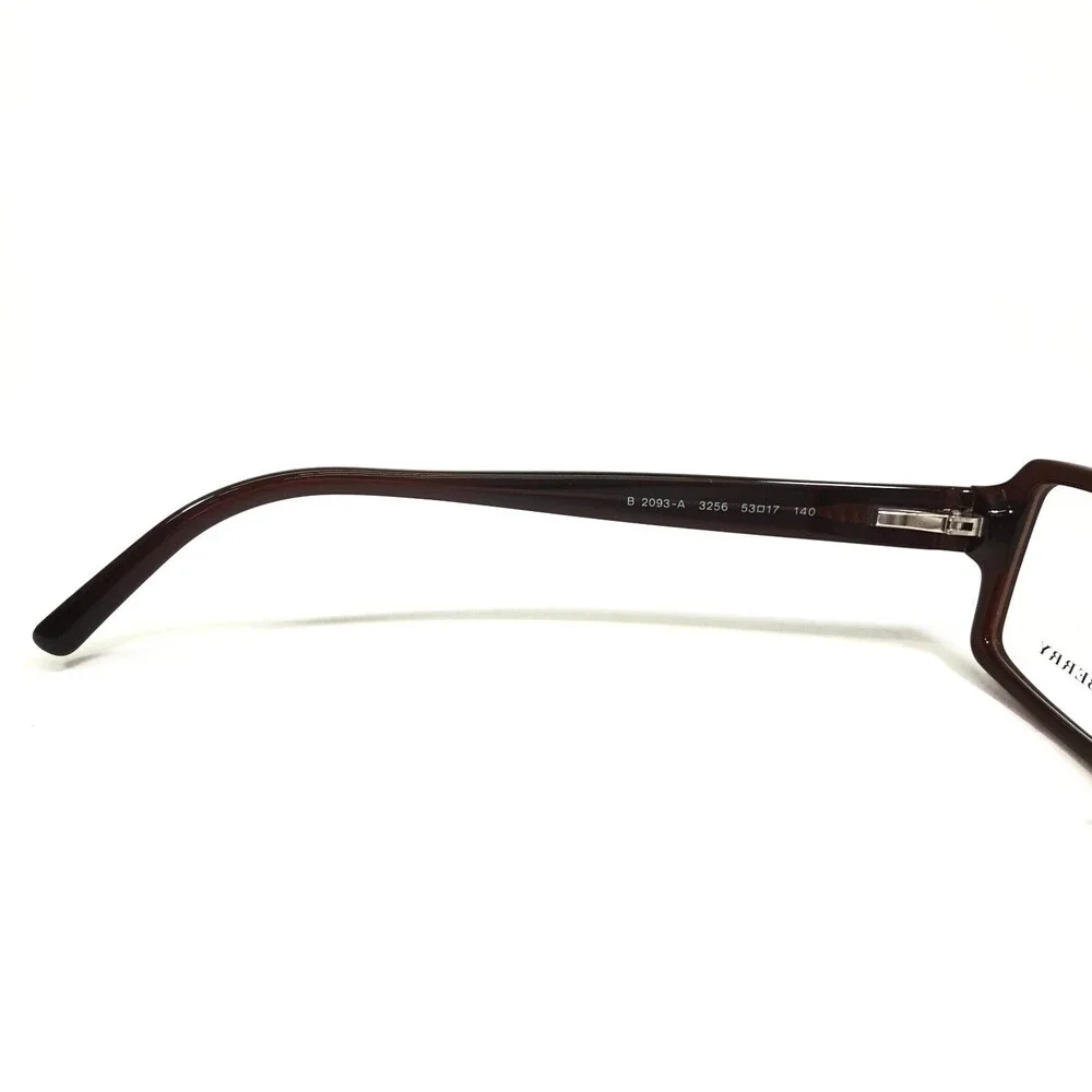 Burberry Eyeglasses Frames B2093-A 3256 Brown Rectangular Full Rim 53-17-140